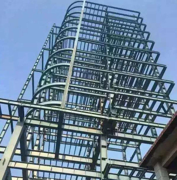H sectie frame staalstructuur winkelcentrum corrosie bescherming