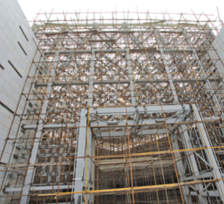 H sectie frame staalstructuur winkelcentrum corrosie bescherming