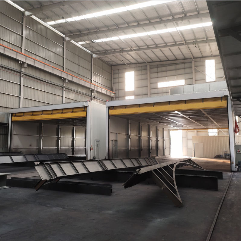 Modulaire werkplaats Staalstructuur H-balk Constructie Prefab staalwerkplaats