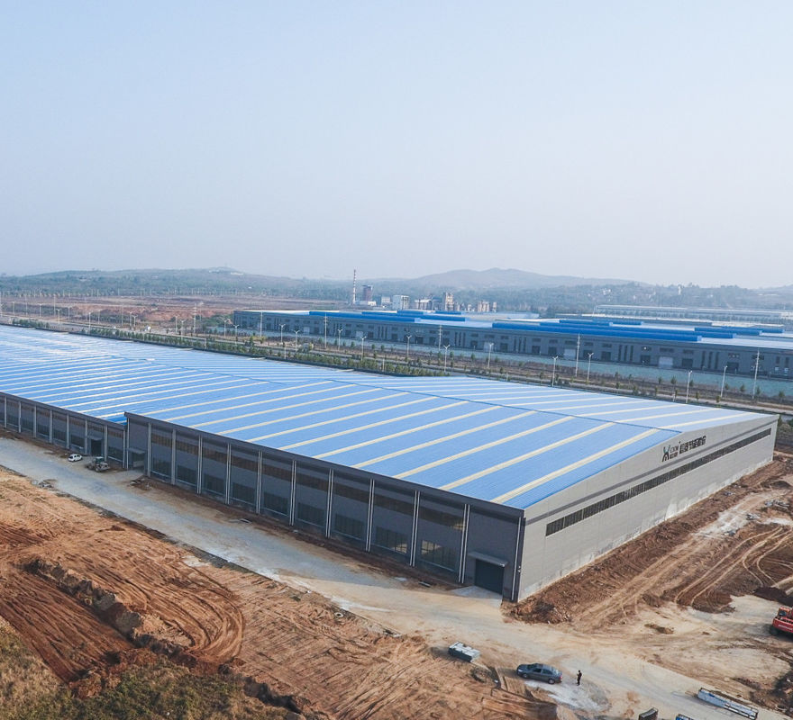 Op maat gemaakte Structura De Acero geprefabriceerde prefab zaal gebouw staalstructuur Q355B magazijn werkplaats in China
