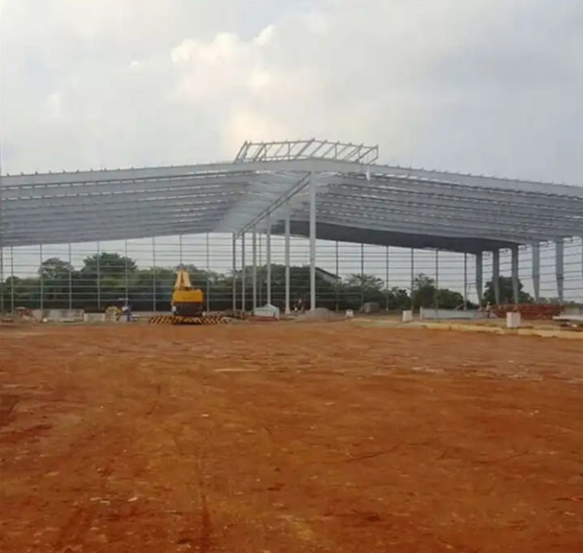 Metalen dak met helling van CE Staal werkplaats Gebouw Pre-engineered Metal Garage Op maat