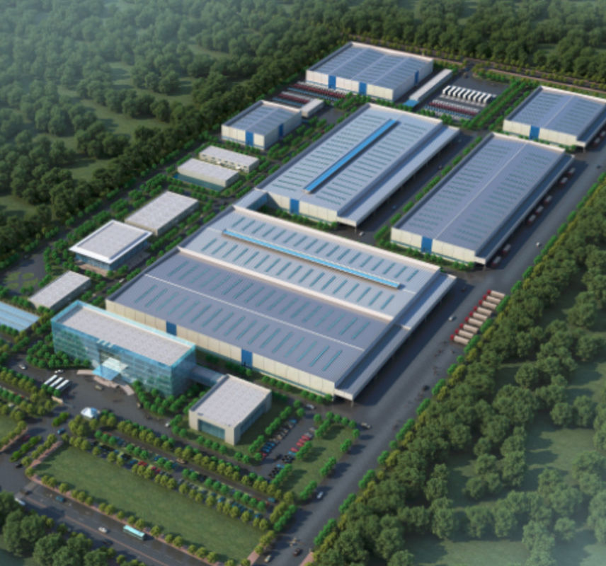 OEM Industrieel staalconstructiewerkplaats Voorgefabriceerd Sterk corrosiebestendig