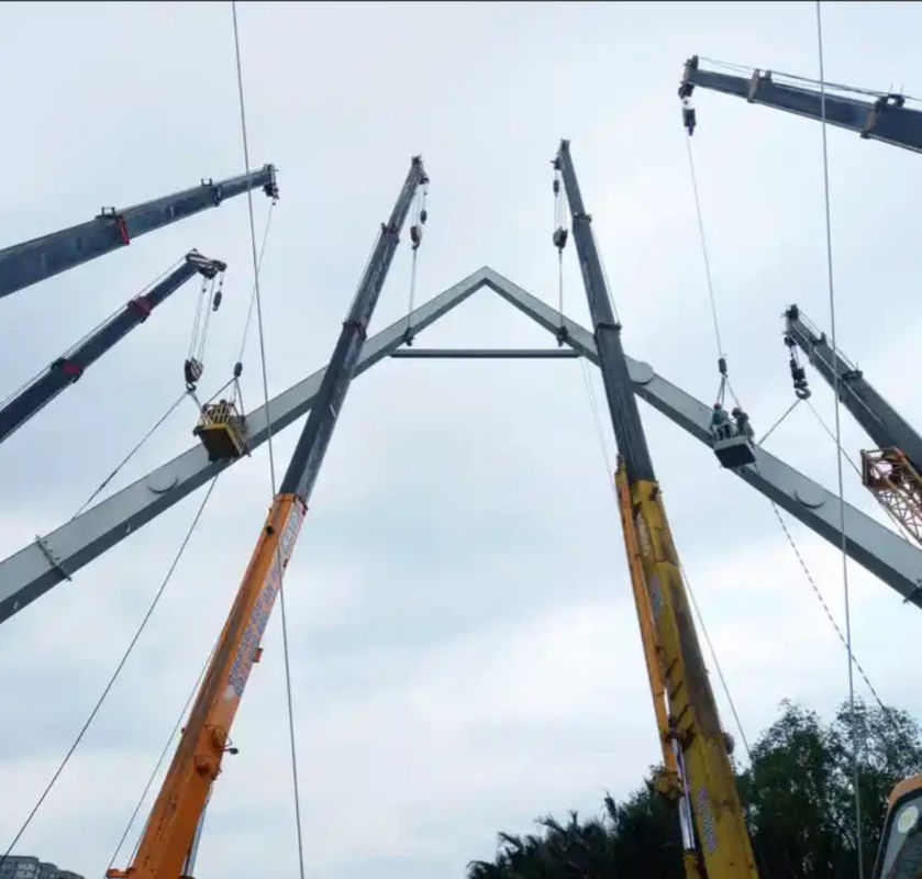 200-type modulaire stalen bruggen tijdelijke stalen Bailey brug antiseismisch