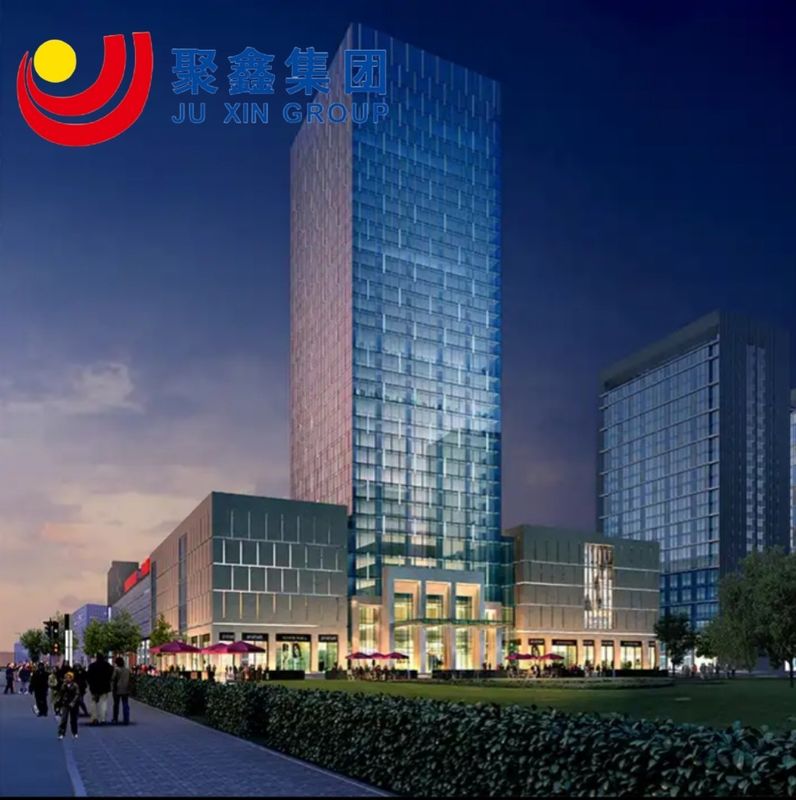 Superhoge staalconstructie Bedrijfskantoor Constructie Commerciële financiën Staalconstructie Cbd Gebouw