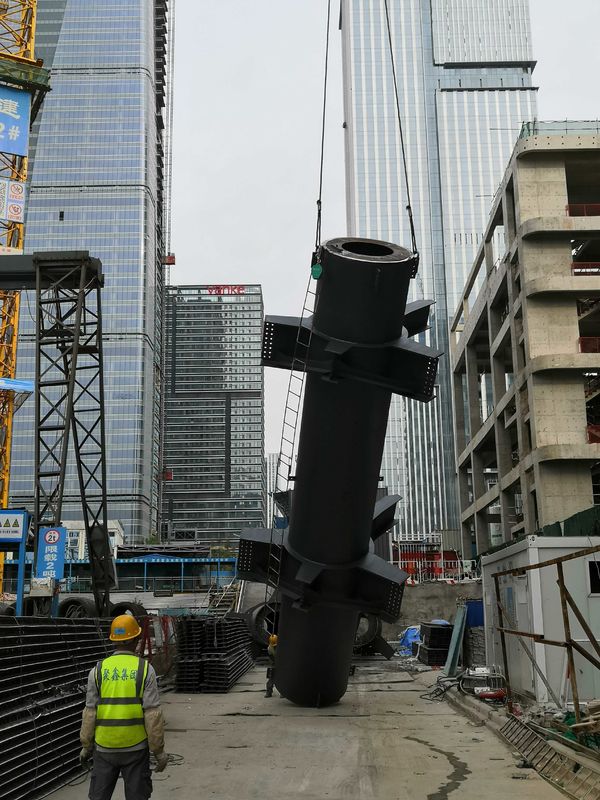 Grote span Duurzaam snel bouwen Prefabricated zware staalstructuur Hoogbouw met ISO9001