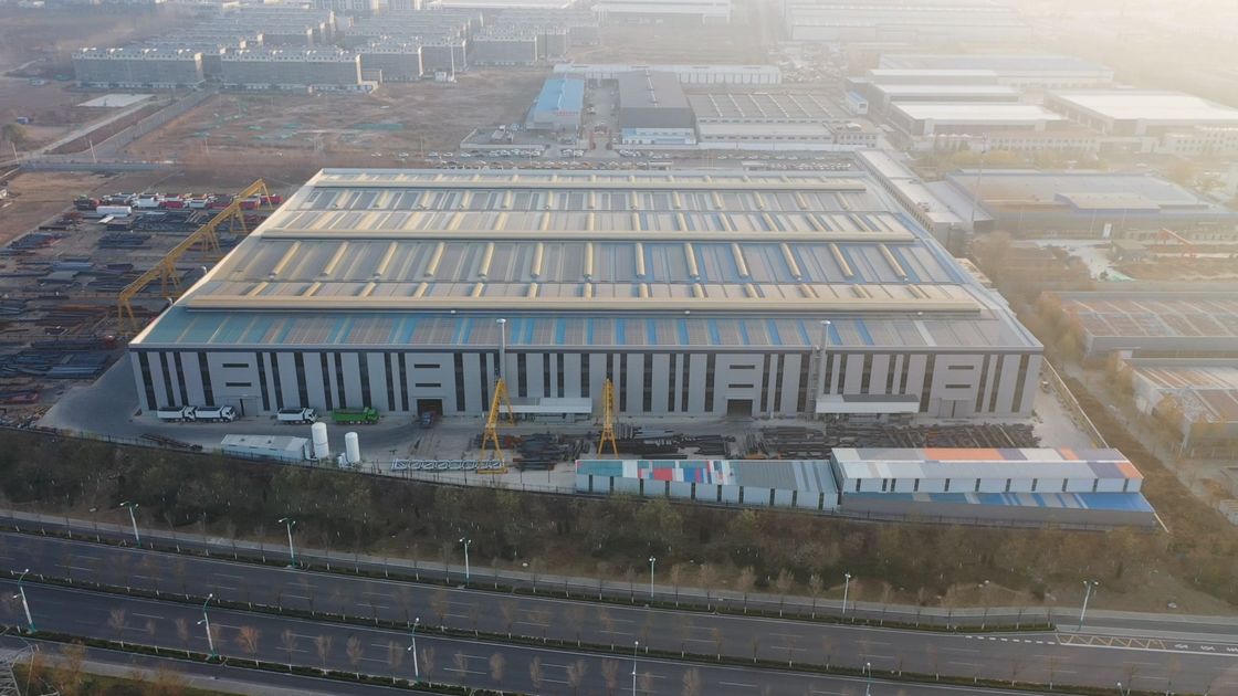 36 Meter Grote Duidelijke Span 46 Eave Hoogte Rockwool Composition Wall Panel Steel Structure Workshop naar de VS Amerika