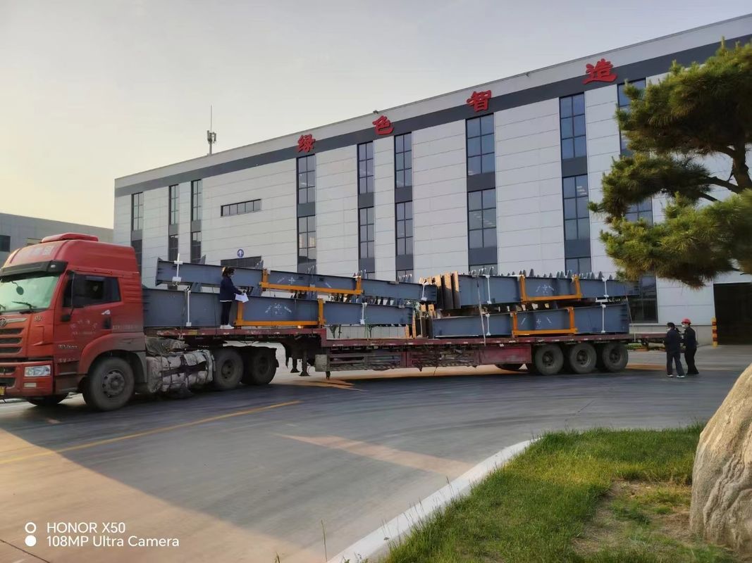 36 Meter Grote Duidelijke Span 46 Eave Hoogte Rockwool Composition Wall Panel Steel Structure Workshop naar de VS Amerika