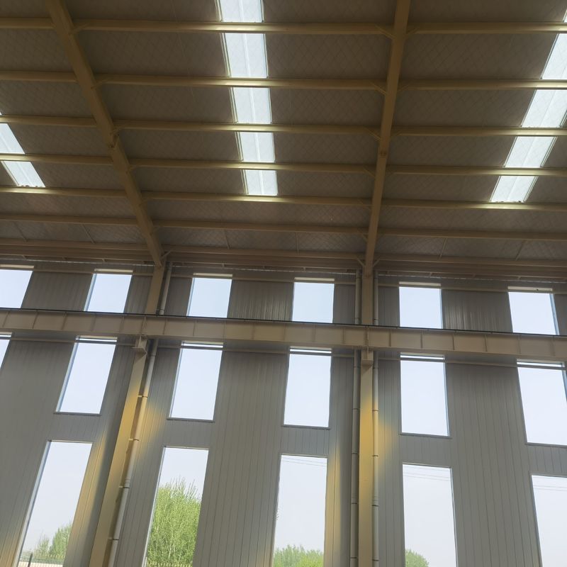 OEM op maat Grote stalen pijpen Fabricage Metalen Lasten Staalstructuur Gebouw voor Workshop