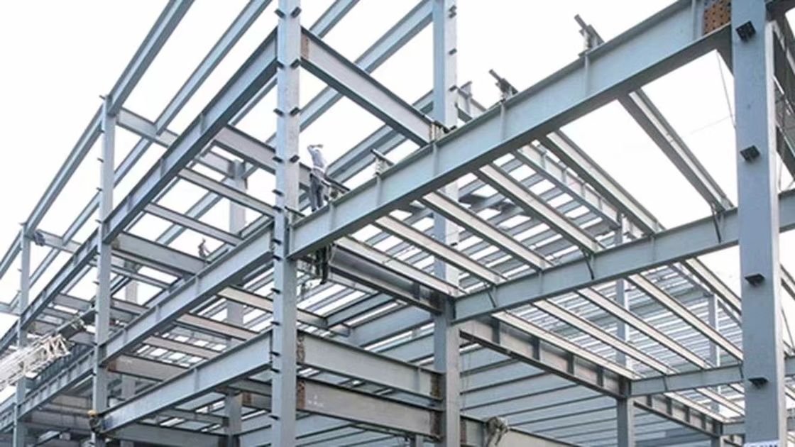 Op maat gemaakte moderne staalconstructie raam gebouw fabriek groothandel industriële werkplaats prijs