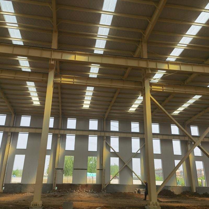 China Factory Workshop Staalstructuur Op maat Gegalvaniseerde Prefabricated Truss Beam Prijs