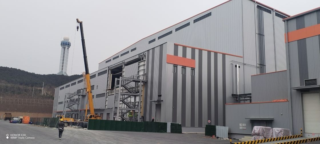 Metalen structuur magazijn staal bouwen geprefabriceerde werkplaats industriële hoge kosten effectieve staal frame magazijn