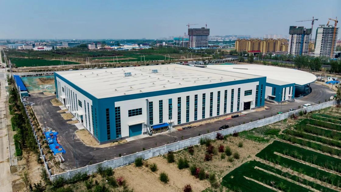 OEM Farmaceutische logistiek Voorafgebouwde metalen gebouwen H-sectie Portaalframe Gebouw Staalstructuur