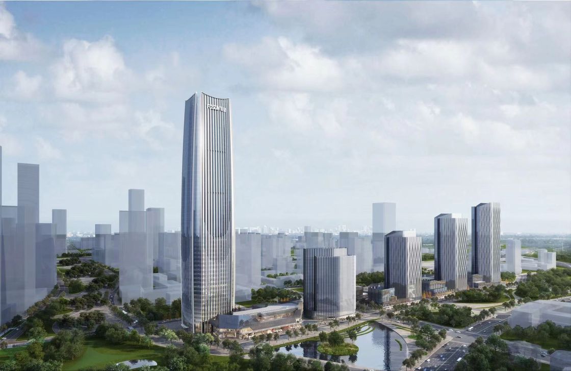 Hoge veiligheid Korte installatie en hoge sterkte ontwerp van hoogbouw/meerdere verdiepingen staal frame structuur gebouw